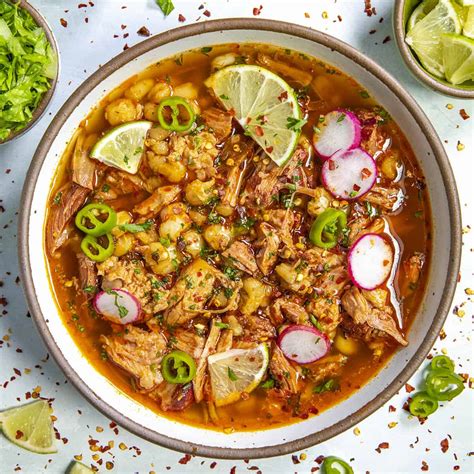 Pozole Rojo Recipe (Mexican Red Posole) - Chili Pepper Madness