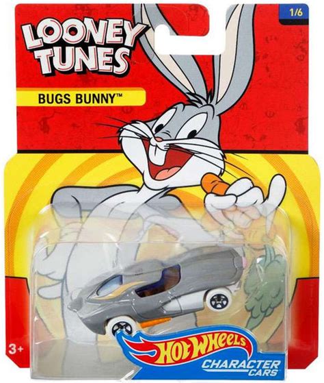 Hot Wheels Looney Tunes Character Cars Bugs Bunny 164 Die-Cast Car 16 ...