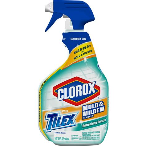 Clorox Plus Tilex Mold and Mildew Remover, Spray Bottle, Refreshing ...