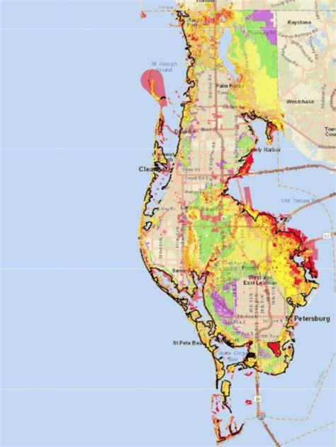 Pinellas Evacuation Zone Map