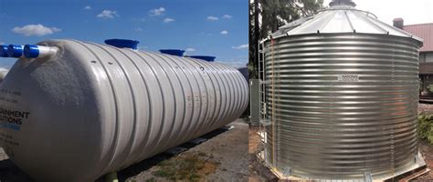 Above Ground vs Underground Water Storage Tanks - NST