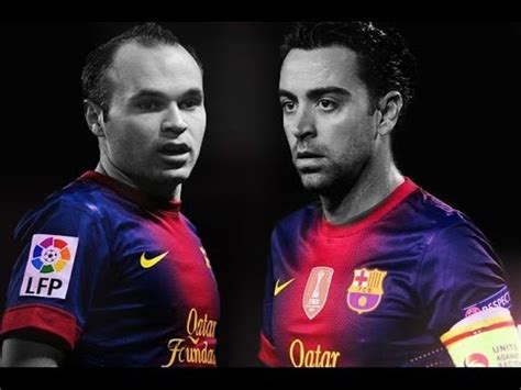 Andres Iniesta And Xavi Hernandez A Magnificent Duo HD - YouTube