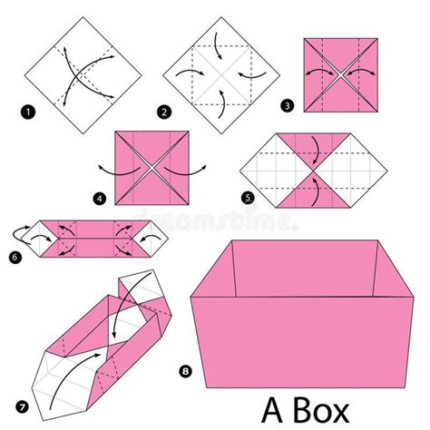 Step by step instructions how to make origami A Box. #Sponsored , #affiliate, #PAID, #step, # ...