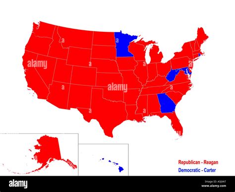 1980 Presidential Election Map