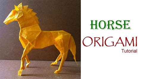 Origami Bild: Complex Origami Horse Instructions