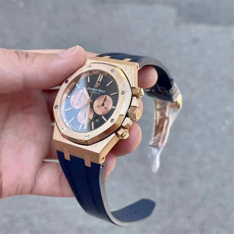 OM Factory Replica Royal Oak 26239 Blue Watch with Rubber Strap – Hot Spot on Replica Watches ...