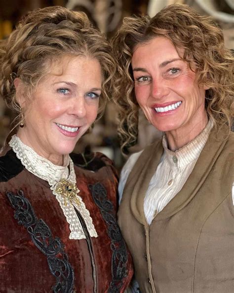 Rita Wilson Shares Behind-the-Scenes Photo from 1883 with Faith Hill