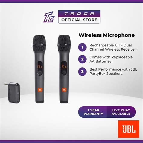 JBL Wireless Microphone Set - Wireless Microphone System, Pro Sound | Shopee Malaysia