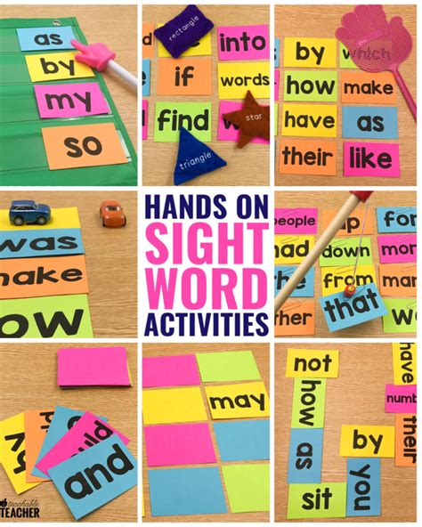 10 Hands-On Sight Word Activities that Your Students will BEG to do!