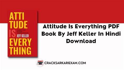 Attitude Is Everything PDF Book By Jeff Keller In Hindi Download 2024 ...