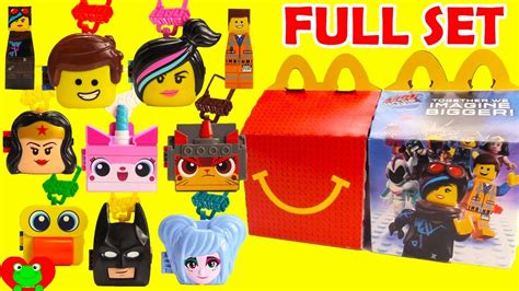 Opening 2019 The Lego Movie 2 McDonald's Happy Meal Toys Full Set - YouTube