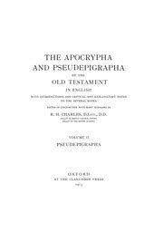 Apocrypha and Pseudepigrapha of the Old Testament in English, with introduction and critical and ...