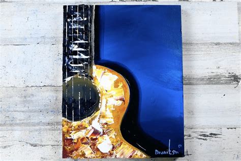 Acoustic Guitar Abstract | UrArtStudio