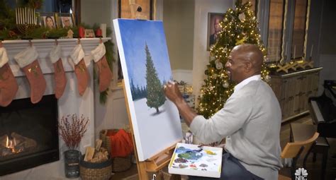 Watch Terry Crews Make Christmas Paintings For 24 Hours