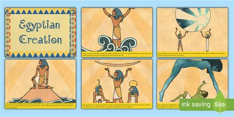 Ancient Egyptian Creation Story Cards (Hecho por educadores)