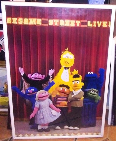 Thrift find - a bunch of posters including a Sesame Street Live that I can't find? | Antiques Board