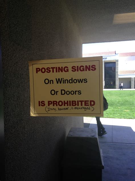 Sign at my local community college : r/MildlyVandalised