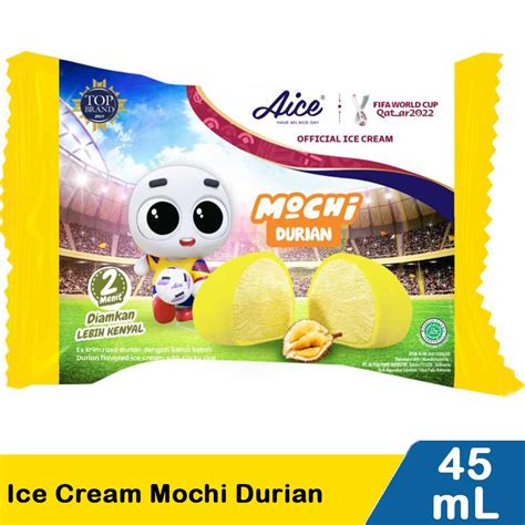 Aice Ice Cream Mochi Durian 45mL | Klik Indomaret