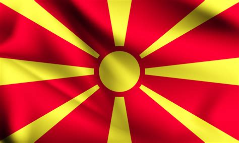 Macedonian 3d flag 1229057 Vector Art at Vecteezy