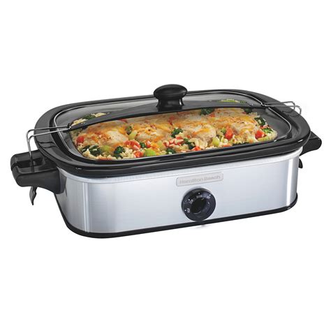 Hamilton Beach 3.5 Quart Casserole Slow Cooker (33444)