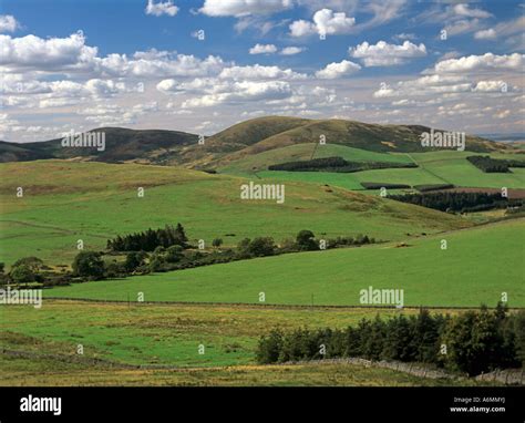 The Cheviot Hills in Northumberland National Park, England Stock Photo - Alamy