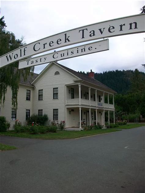 Wolf Creek Inn at Wolf Creek, Oregon. A former stagecoach stop on the ...