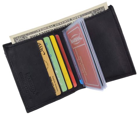 Mens Lamb Leather Credit Card Holder Wallet 1151 - menswallet