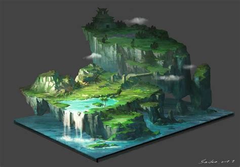 Pin by VathaLion on FantasyEnviro_CONCEPT | Isometric art, Environment concept art, Fantasy art ...