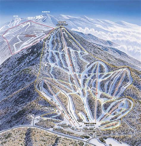 Killington Ski Resort Trail Map - Bobbie Stefanie