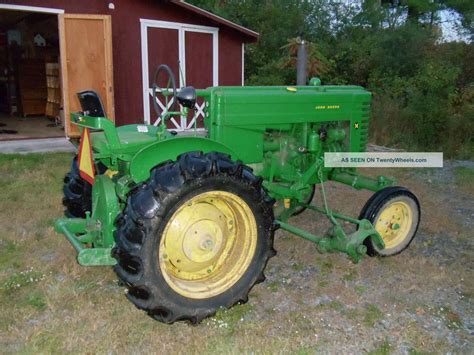 John Deere Model M 1952 Farm Tractor Serial No. 53547