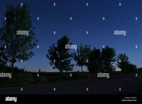 Summer night sky Stock Photo - Alamy