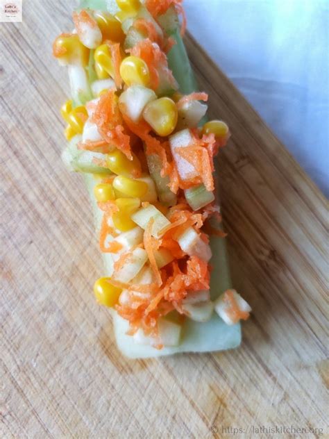 Indian Corn Cucumber Salad - Just 5 ingredients - Lathi's Kitchen