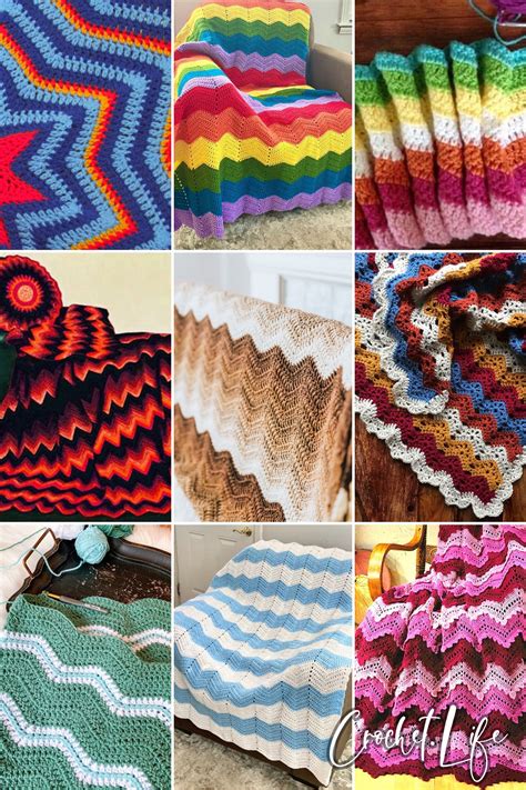 Vintage Ripple Afghan Crochet Pattern