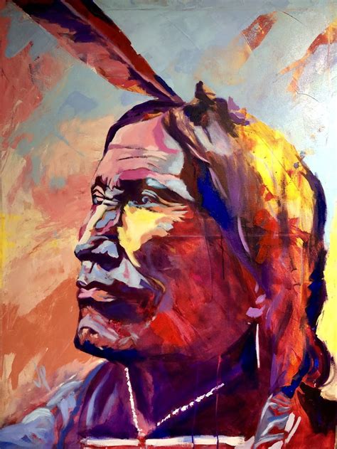 Vibrant Native American Artwork by Javier Peña