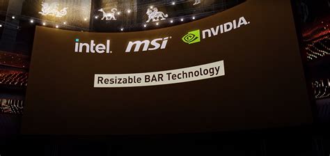 MSI New Gaming Laptops Come With Latest NVIDIA Resizable Bar Technology