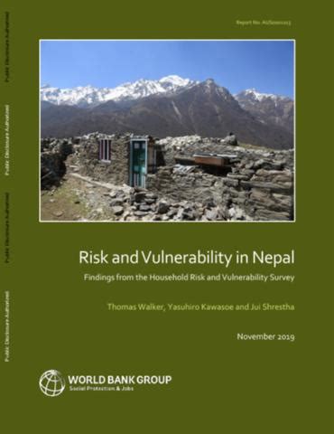 Risk and Vulnerability in Nepal : Findings from the Household Risk and Vulnerability Survey