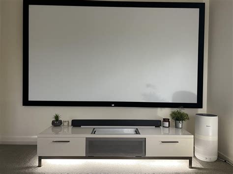 I modified this tv unit into an amazing UST projector cabinet : r/projectors