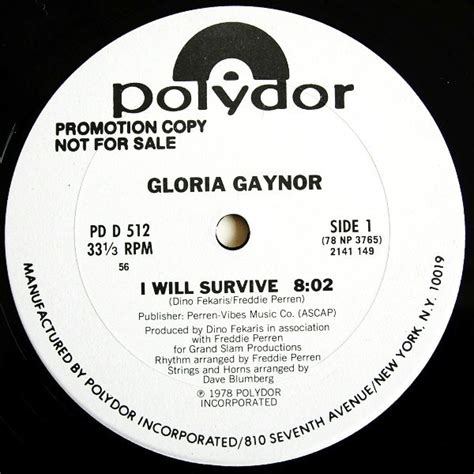 Gloria Gaynor - I Will Survive (1979, Vinyl) | Discogs