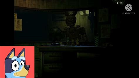 Bluey plays Five Nights at Freddy's sister location trailer - YouTube