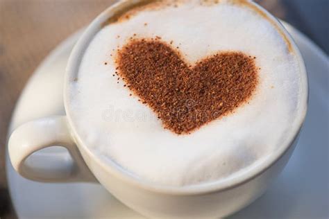 Coffee heart shape stock image. Image of coffeeshop, beverages - 40895105