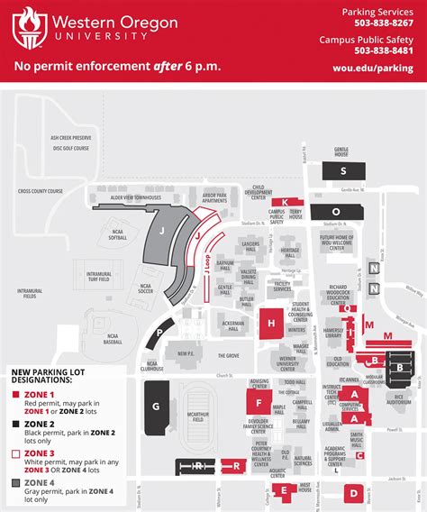 Western Oregon University Campus Map - Map Of Florida