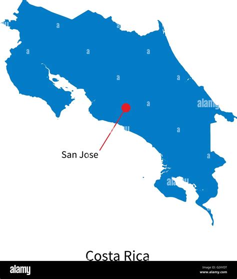 San Jose Costa Rica Road Map