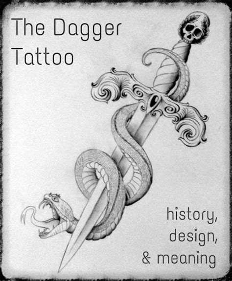 Dagger Tattoos: Ideas, Designs, and Meanings - TatRing