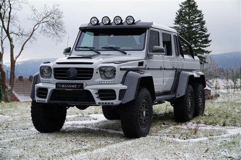 mercedes-benz AMG G63 6x6 gronos off road vehicle by mansory