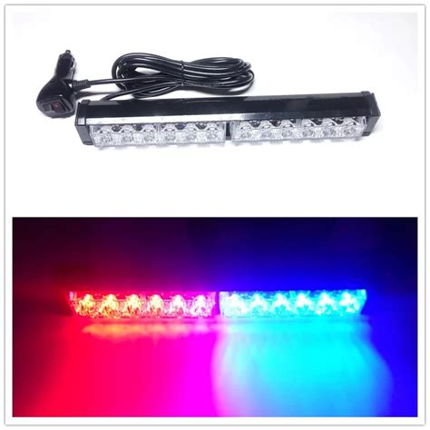 Car Truck Emergency Beacon Light Bar Hazard Strobe Warning Grill Deck ...