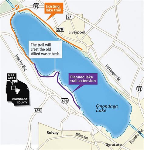 Onondaga Lake trail forges ahead over old Allied waste beds | syracuse.com