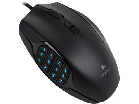 Logitech G600 MMO Gaming Mouse, RGB Backlit, 20 Programmable Buttons ...