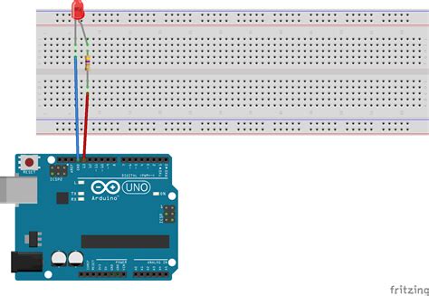 Simple Blinking LED (External) - Hackster.io