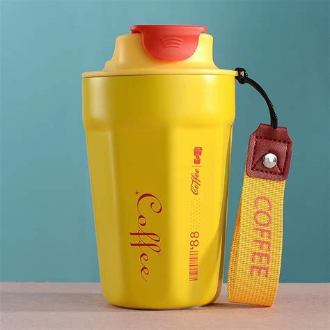 Coffee Mug Leak-Proof Thermos Travel Thermal Vacuum Flask Insulated ...