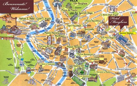 Printable Walking Map Of Rome
